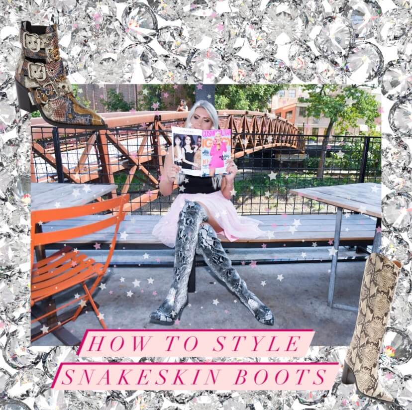 HOW TO STYLE SNAKESKIN BOOTS