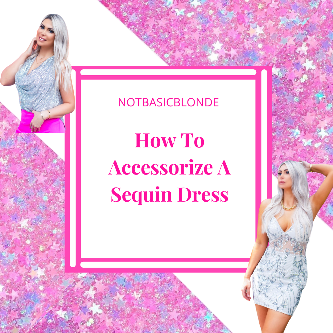 Add some sass to your cocktail dress with white, black and nude